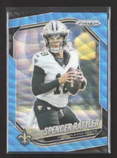 2025 Panini Prizm Spencer Rattler #186 Blue Wave 225/230