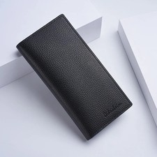 Men's Long Wallet Luxury PU Leather Large Capacity Business Casual Multi-Card Ho