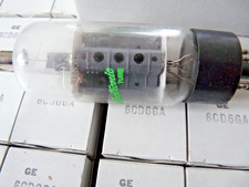 10 x Tubo valvola GE 6CD6GA NOS