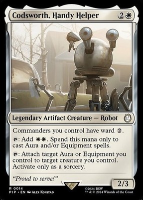 Codsworth, Handy Helper Universes Beyond: Fallout MTG Magic The Gathering