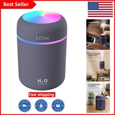 Sleek Mini USB Humidifier - Touch Control, Two Mist Modes, Auto Shut-Off Safety