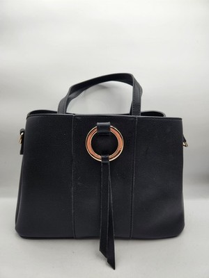 Carpisa Black Multi Zip Handle Shoulder Bag