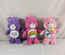 Care Bears LOT OF 3  Plush Stuffed Animal 8" SHARE - CHEER- HOPEFUL BEARS 2015