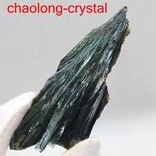 201ct Raw Natural Vivianite Deep Green Crystal Rare Healing Specimen From Brazil
