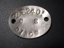 WW2 dog tag - Ex Forgotten Army Dog Tag Project - Dixon 22362401 (#42)