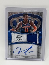 FRANK NTILIKINA 2017-18 PANINI CROWN ROYALE JERSEY AUTO RC #D 198/199