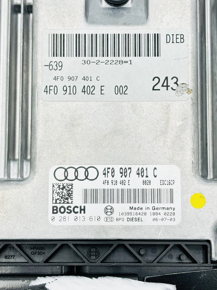 KIT CENTRALINA MOTORE PER AUDI A6 Allroad Serie C6 (4FH) Diesel 3.0 (06>12) - Immagine 3 di 4