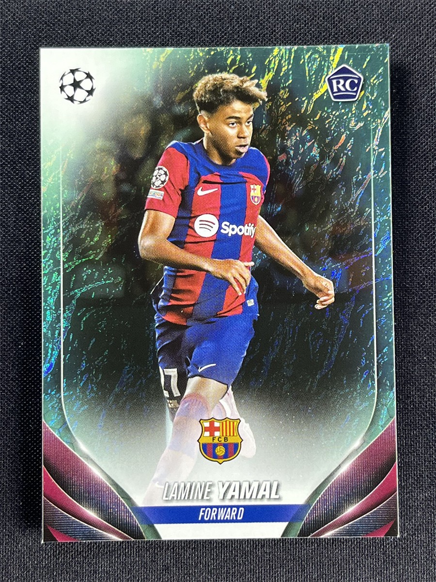 2023-24 Topps Jade UEFA Champions League Lamine Yamal #64 RC Rookie &11282