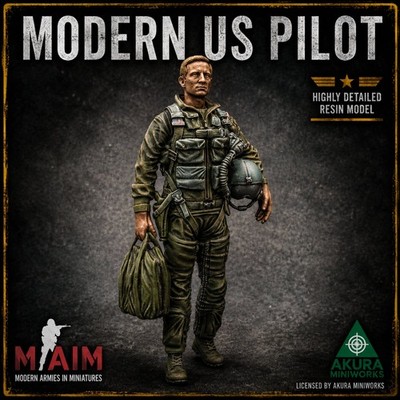 US modern Fighter Pilot / 1:48
