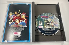 Popful Mail Magical Fantasy Adventure (Sega CD, 1995) CIB Manual Reg Card & Foam