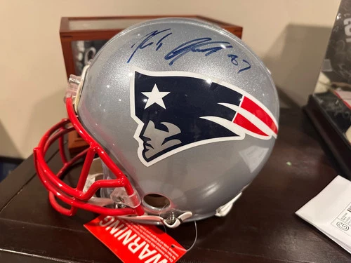 Rob Gronkowski Patriots Autographed Authentic Proline Full Size Helmet