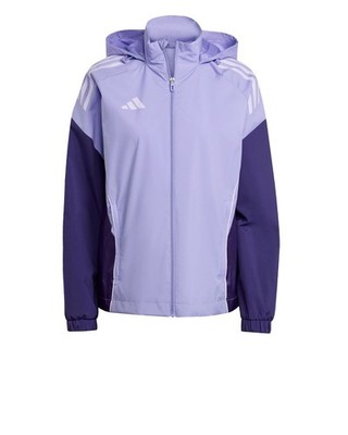 Winddichte Regenjacke DAMEN Adidas Lila Tiro 25 All Weather Polyester