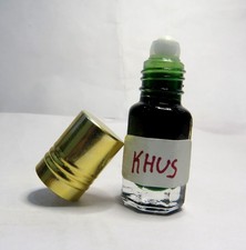 Aceite Khus Attar - 100% puro natural vetiver indio - fragancia terrosa Ittar