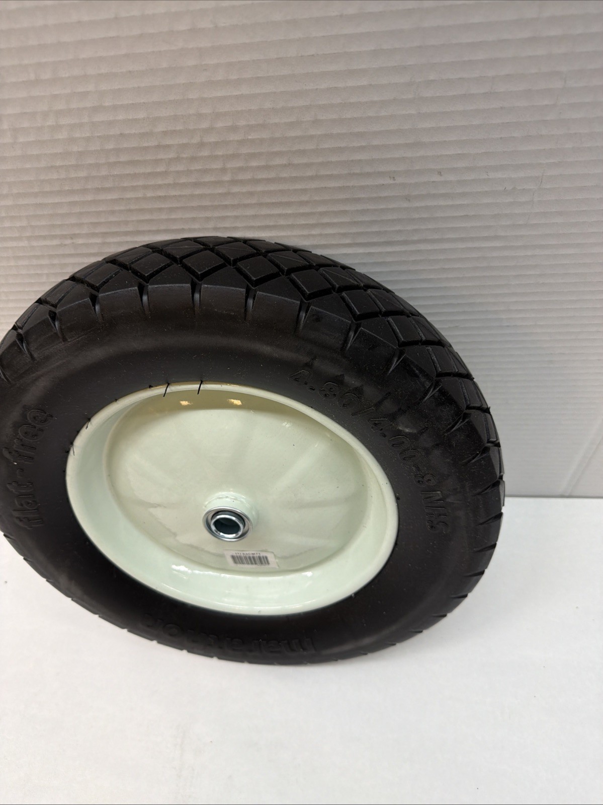Marathon 4.80/4.00-8 Flat Free Ribbed Utility Wheelbarrow Tire 00001