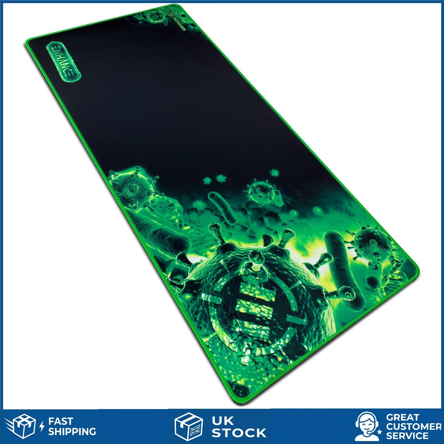 Sleek Extended XL Gaming Mouse Pad Smooth Surface Non Slip Desk Mat 80x32.5cm