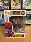 Funko Pop! Marvel Zombies: Zombie Magneto #663 Funko Shop Exclusive W/Protector!