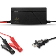 Lithium Battery Charger 12V 5A 14.6V LiFePO4 Deep Cycle Smart Rechargeable