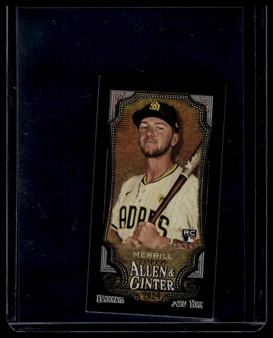 2024 Topps Allen & Ginter #275 Jackson Merrill Mini Black Border