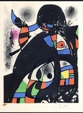 Joan Miro’ - Litografia Originale Firmata a Matita - Tiratura 75 esemplari