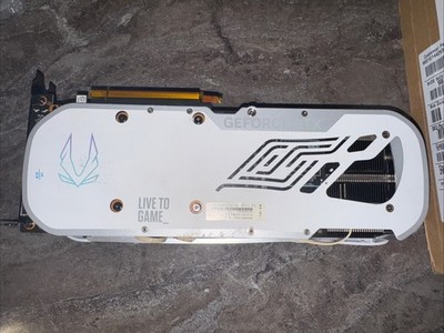 FOR PARTS) Zotac RTX 4080 / 4080 Super Trinity OC White GPU (No