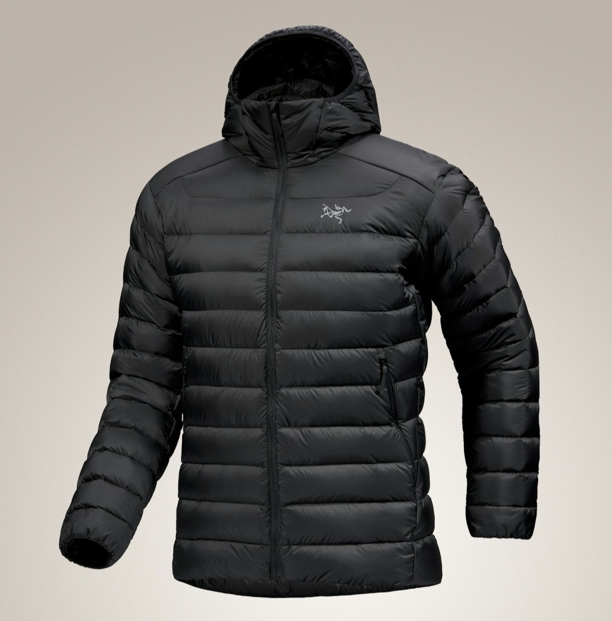 ARC'TERYX Piumino uomo Arcteryx Cerio LT con cappuccio nero extra small XS traspirante
