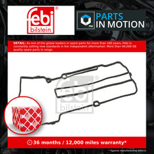 Image of Rocker Cover Gasket fits OPEL CORSA D, E 1.2 1.4 2006 on 055573747 0638156 Febi