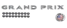 Fender Emblem Letter Set For 1964 Pontiac Grand Prix Models Made In The Usa