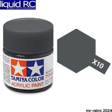 Tamiya USA TAM81010 Acrylic X10 Gloss gunmetal