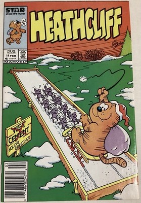 HEATHCLIFF #14 RARE NEWSSTAND EDITION! STAR COMICS!
