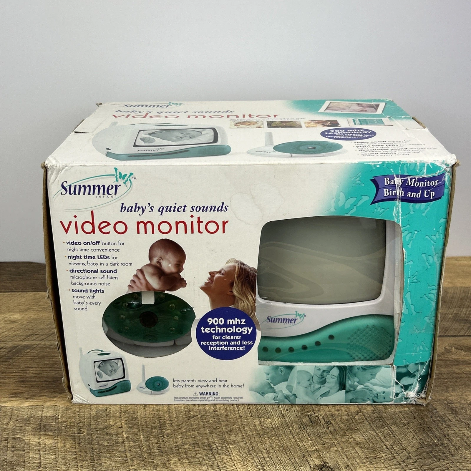 Summer Infant Video Monitor Night Time LED Directional Sound 900mhz NIB