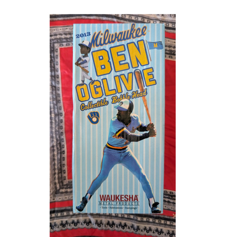 Waukesha Metal Products 2013 Milwaukee Brewers Ben Oglivie Bobblehead LE