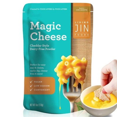 Vegan Magic Cheese Sauce (6oz powder makes 14oz), Cheddar Cheese Powder for V...
