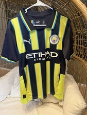 Manchester City 2024 - 2025 Away Soccer Jersey Camiseta Puma size M
