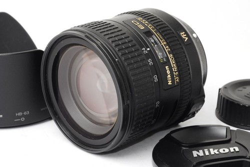 Nikon NIKON AF-S NIKKOR 24-85mm F3.5-4.5 G ED R Lens Hood with front and rear