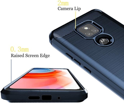 Dzxouui for Moto G Play 2021 Case with HD Screen Protector (DL-DarkBlue) - 第 5/6 張圖片