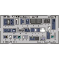 MW22 Eduard 49487 A-7A/B Avionics 1/48 Pe Set For Hobby Boss