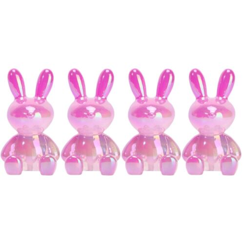 4 Stück 2023 Kaninchenfiguren Miniture Dekoration Ornament Schreibtisch - Bild 1 von 12