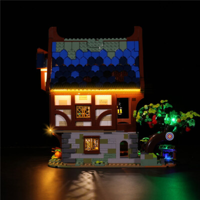 LocoLee LED Licht Kit für Lego 21325 Medieval Blacksmith Gebäude Beleuchtung Set