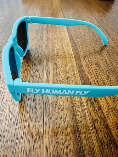 Hoka Anti Slip Running Sunglasses Blue Pink Box Fly Human Limited Edition - Picture 5 of 19