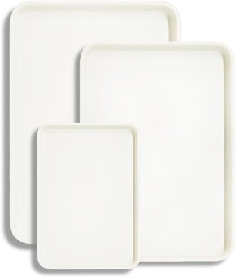 Non-Stick Baking Sheets, Cream White Non-Stick Cookie Quarter Sheet Baking Pans 