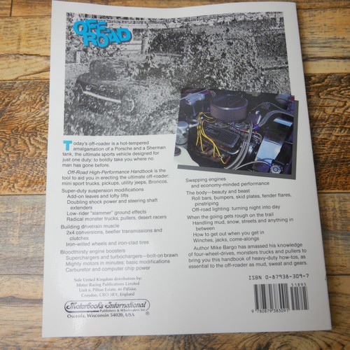 Off-Road High-Performance Handbook Bargo Amaduzzi - Imagen 3 de 7