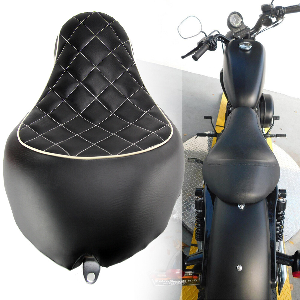 Rider & Driver Solo Seat For Harley Sportster XL 883 1200 48 72