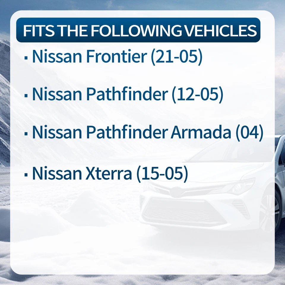AC Blower Motor Heater for Nissan Frontier 05-19 Pathfinder 05-12 Xterra 05-15 - Изображение 4 из 4