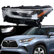 Left Side Halogen Front Headlight Headlamp For Toyota Highlander 2020 2021 2022