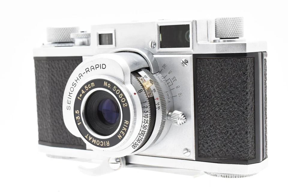 🚀🎁RARE《MINT in CASE》Ricoh RIKEN 35 RICOMAT Rangefinder 35mm Film Camera JAPAN✈ - Image 2 of 4