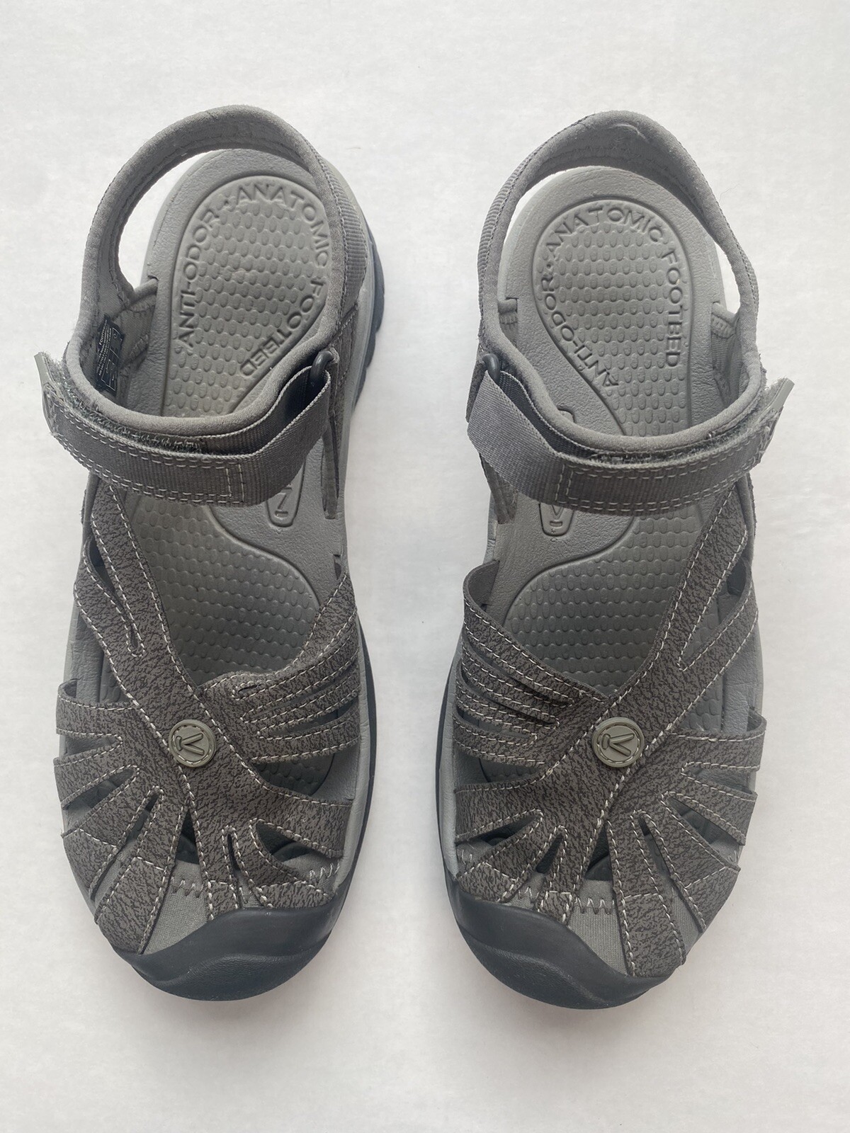 Sandali KEEN Rose 9 5 US in pelle marrone escursionismo passeggio scarpe lavabili ad acqua