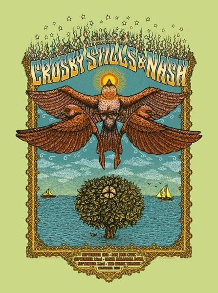 Crosby, Stills & Nash - 2009 - Poster