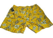 St. John's Bay Men's Yellow Floral Swim Shorts, Trunks XL, NWT