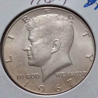 1967 Kennedy Half Dollar Coin - SCARCE 40% Silver DDO FS 103 | eBay