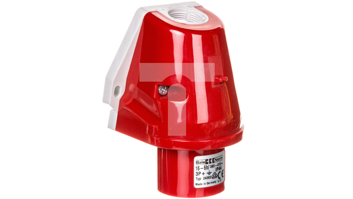 Wall-mounted receiver plug Quick-Connect 16A 4p 400V 6h IP44 24392 /T2UK